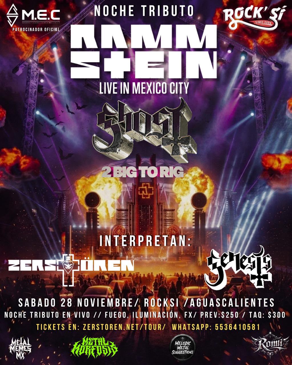 Tributo a Rammstein en AGUASCALIENTES!!!